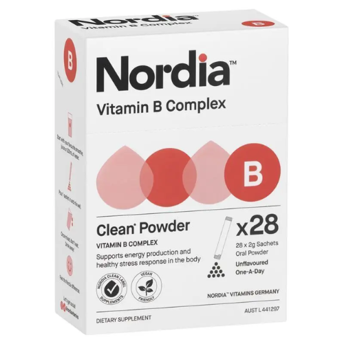 Nordia Vitamin B Complex Powder 28 Sachets.