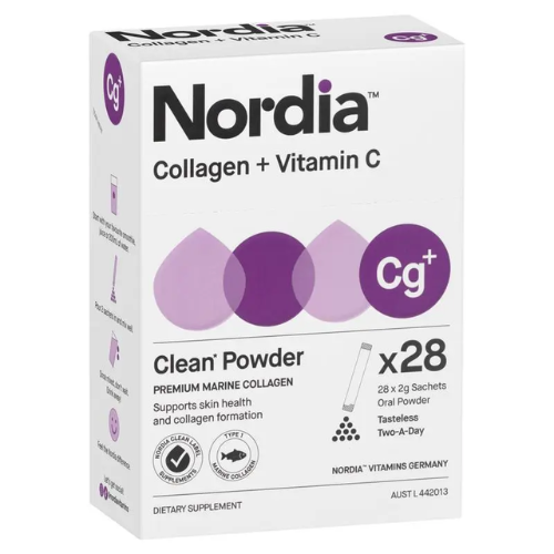 Nordia Collagen + Vitamin C Powder 28 Sachets.