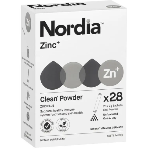 Nordia Zinc+ Powder 28 Sachets.