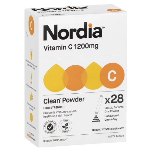 Nordia Vitamin C 1200mg Powder 28 Sachets.