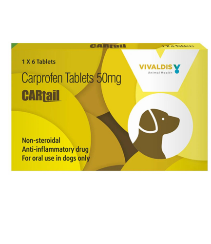 Cartail (Carprofen) 50mg | 18 Tablets.