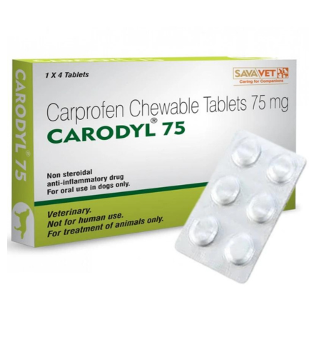 Carodyl (Carprofen) 75mg | 6 Tablets.