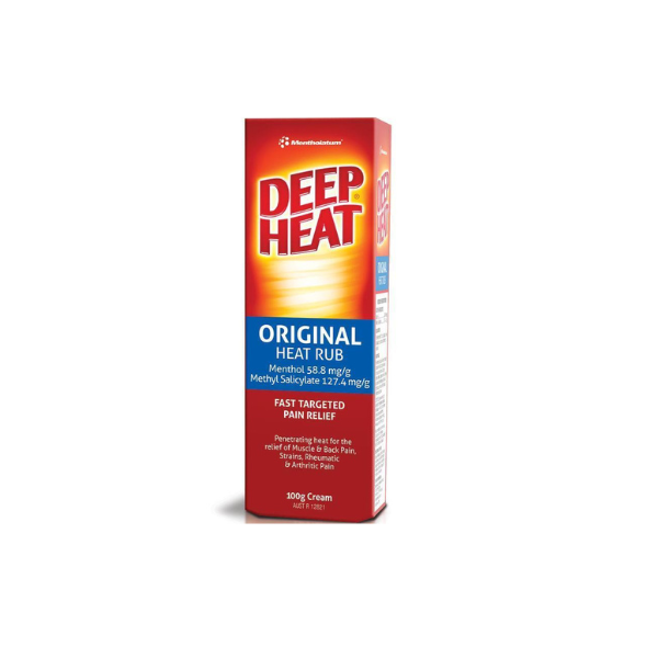 Deep Heat Pain Relief Gel.
