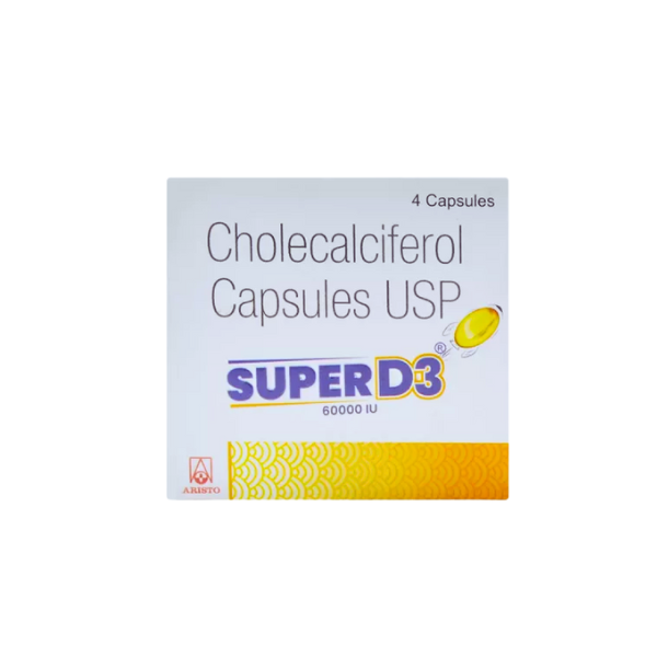 Super D3 High Strength Vitamin D 12 Capsules.