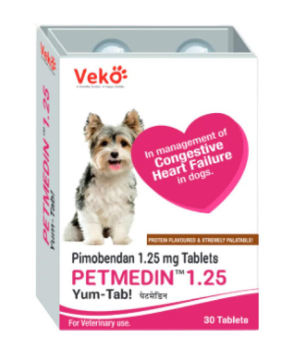 PetMedin (Pimobendan) 1.25mg | 30 Tablets.